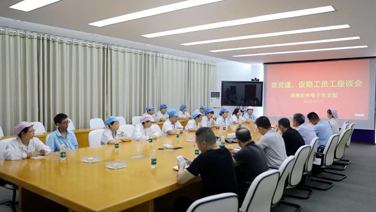 抓黨建、促穩(wěn)工”——炬神電子黨支部為企業(yè)穩(wěn)工獻計獻策