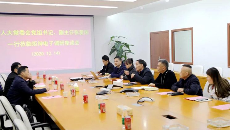 郴州市人大常委會黨組書記、副主任張愛國到炬神電子調(diào)研安全生產(chǎn)工作